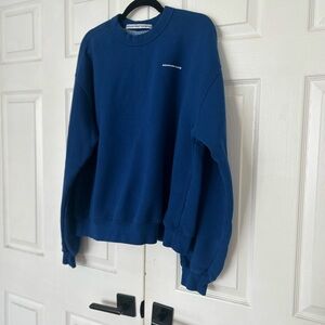 Alexander Wang Deep Blue Crewneck Sweater